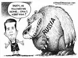 TRUMP JR AND RUSSIA by Dave Granlund