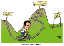 MACRON AND TOUR by Arend Van Dam