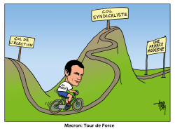 MACRON AND TOUR by Arend Van Dam
