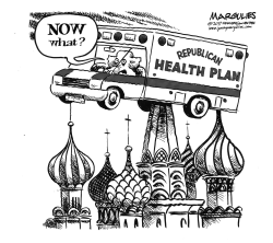 TRUMPCARE AND RUSSIA SCANDAL by Jimmy Margulies