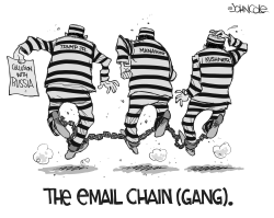 EMAIL CHAIN GANG BW by John Cole