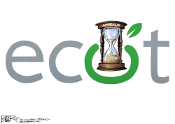 LOCAL OH ECOT HOURGLASS by Nate Beeler