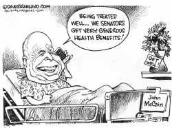 MCCAIN AND HEALTH CARE by Dave Granlund