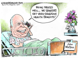 MCCAIN AND HEALTH CARE  by Dave Granlund