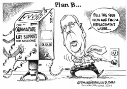 OBAMACARE REPEAL PLAN B by Dave Granlund