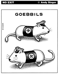 GOEBBILS by Andy Singer