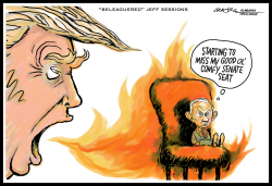 BELEAGUERED JEFF SESSIONS by J.D. Crowe