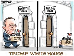 SPICER OUT by Steve Sack