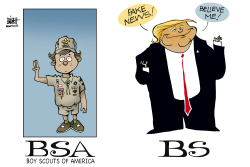 SCOUTS AND TRUMP,  by Randy Bish