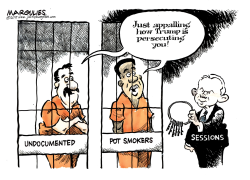 TRUMP AND SESSIONS COLOR by Jimmy Margulies