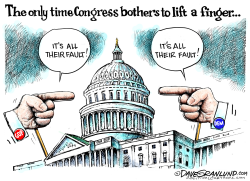 CONGRESS FINGER-POINTING  by Dave Granlund