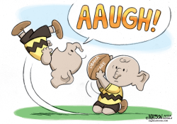CHARLIE BROWN REPUBLICANS CAN'T REPEAL OBAMACARE by R.J. Matson