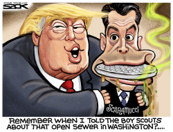 SCARAMUCCI SEWER by Steve Sack