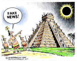 SOLAR ECLIPSE AND BELIEFS  by Dave Granlund