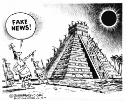 SOLAR ECLIPSE AND BELIEFS by Dave Granlund