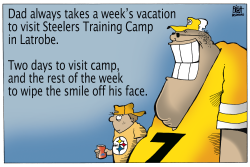 LOCAL- PA STEELERS TRAINING CAMP,  by Randy Bish