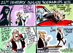 SUICIDE by Milt Priggee