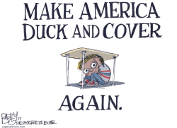 DUCK AND COVER by Pat Bagley