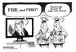 TRUMP FIRE AND FURY by Jimmy Margulies