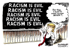 TRUMP AND RACISM  by Jimmy Margulies