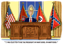 TRUMP IS THE PRESIDENT ON MANY SIDES by R.J. Matson