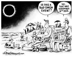 SOLAR ECLIPSE AND OMENS by Dave Granlund