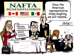 NAFTA TALKS by Steve Nease