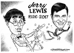 JERRY LEWIS TRIBUTE by Dave Granlund
