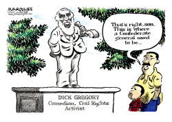 DICK GREGORY OBITUARY  by Jimmy Margulies
