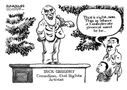 DICK GREGORY OBITUARY by Jimmy Margulies