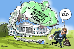 BANNON AND WHITE HOUSE by Paresh Nath