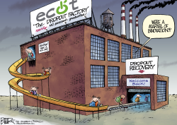 LOCAL OH DROPOUT FACTORY by Nate Beeler