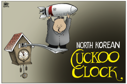 NORTH KOREAN CUCKOO CLOCK,  by Randy Bish
