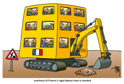 FRANCE'S RIGID LABOUR LAWS by Arend Van Dam