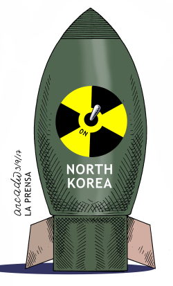 NORTH KOREAN BOMB by Arcadio Esquivel
