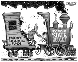 LOCAL PA MIKE TURZAI AND STATE BUDGET BW by John Cole