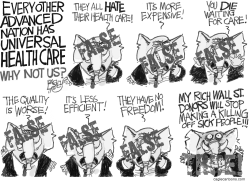 UNIVERSAL CARE by Pat Bagley