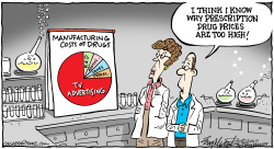 TV DRUG ADS by Bob Englehart