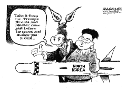 TRUMP AND NORTH KOREA by Jimmy Margulies