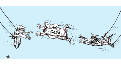 GAZA TRANSITION by Emad Hajjaj