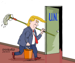 TRUMP AND THE UN by Arcadio Esquivel