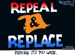 REPEALREPLACE by Milt Priggee
