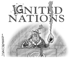 IGNITED NATIONS BW by John Cole