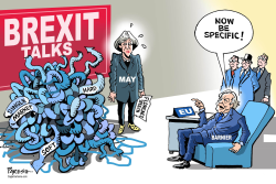 BREXIT TALKS AND MAY by Paresh Nath