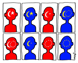ILLUSTRATION TURKEY AND EU by Stephane Peray