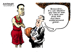 COLLEGE BASKETBALL SCANDAL  by Jimmy Margulies