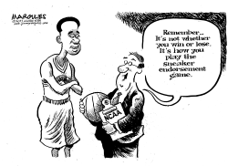 COLLEGE BASKETBALL SCANDAL by Jimmy Margulies
