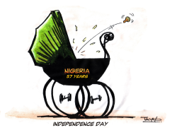 NIGERIA AT 57 by Tayo Fatunla