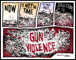 LAS VEGAS MASSACRE GUN VIOLENCE by J.D. Crowe