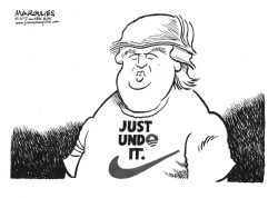 TRUMP AND OBAMA by Jimmy Margulies